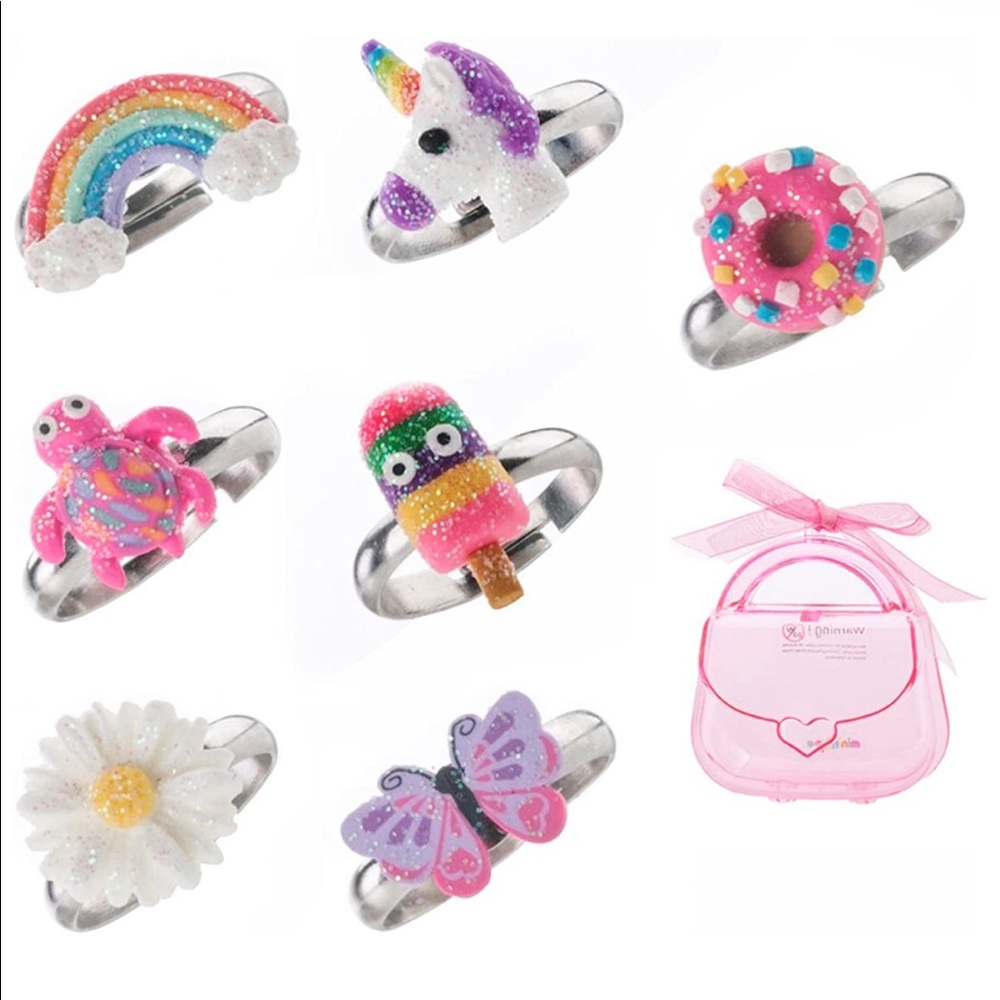 Adjustable Rings Set for Little Girls